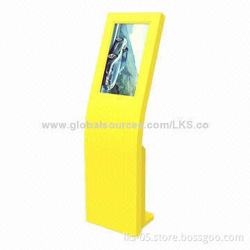Computer Kiosk with 17-inch Touch Monitor and Wi-Fi Functions
